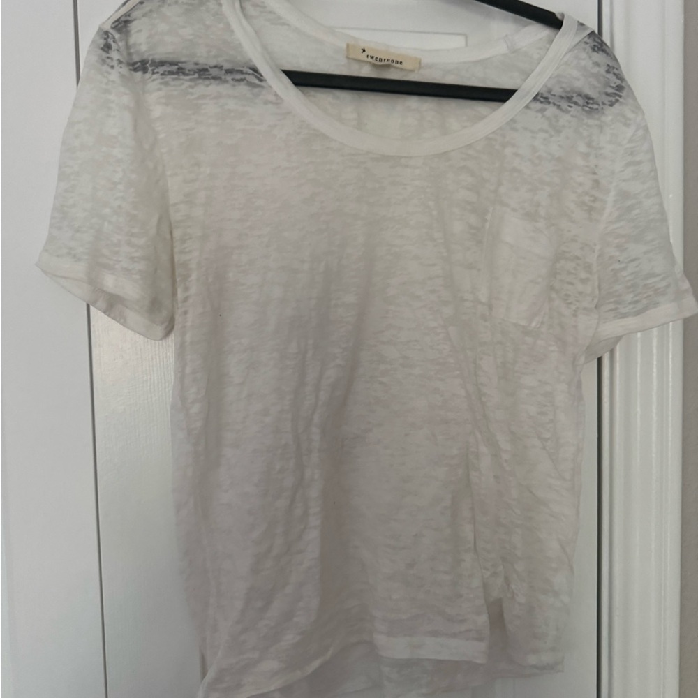 Forever 21 White Short Sleeve Tee